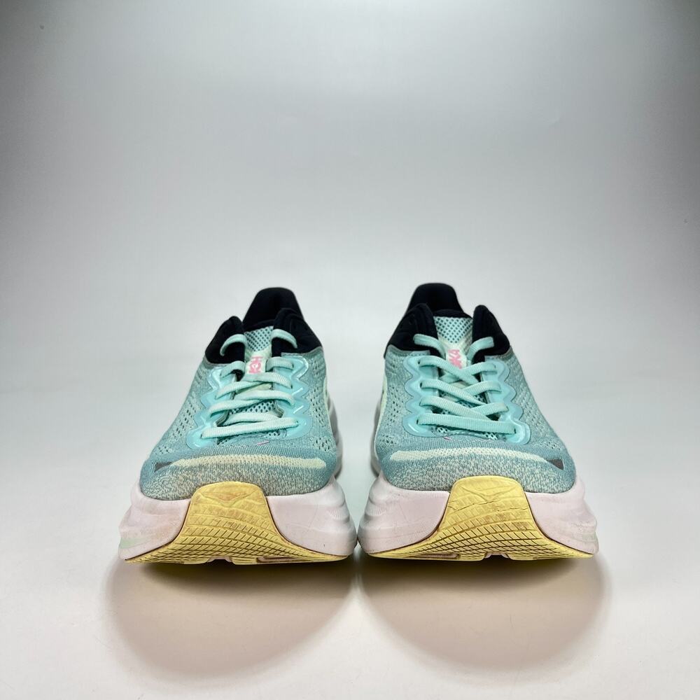HOKA Bondi 9 Blue Spark Mint Fluorite Running Shoes 1162012 BTF Women's Size 10B - Picture 2 of 10